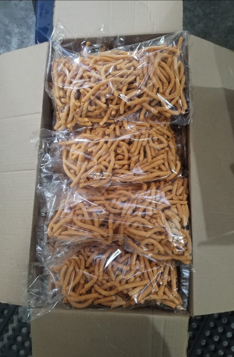Wholesale case packed with Legado Tapatío corn churritos