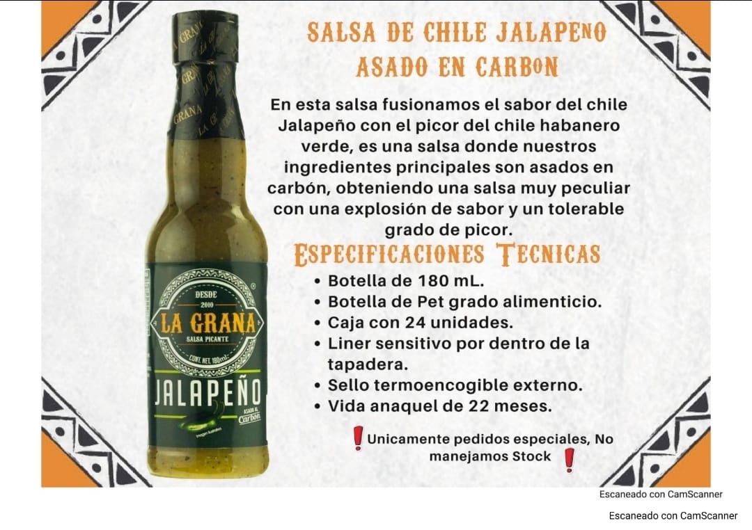 Charcoal roasted habanero sauce